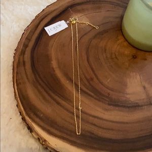 J. Crew petite initial pendant necklace. “L”